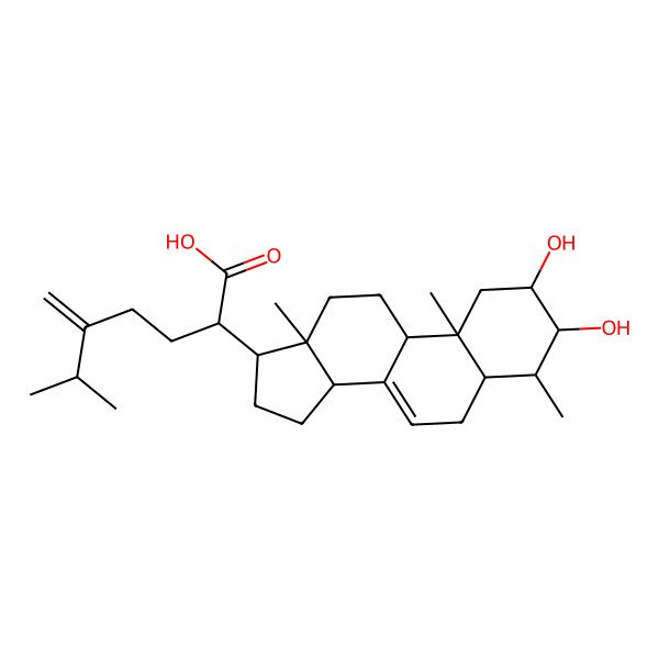 2D Structure of Fruticoside B