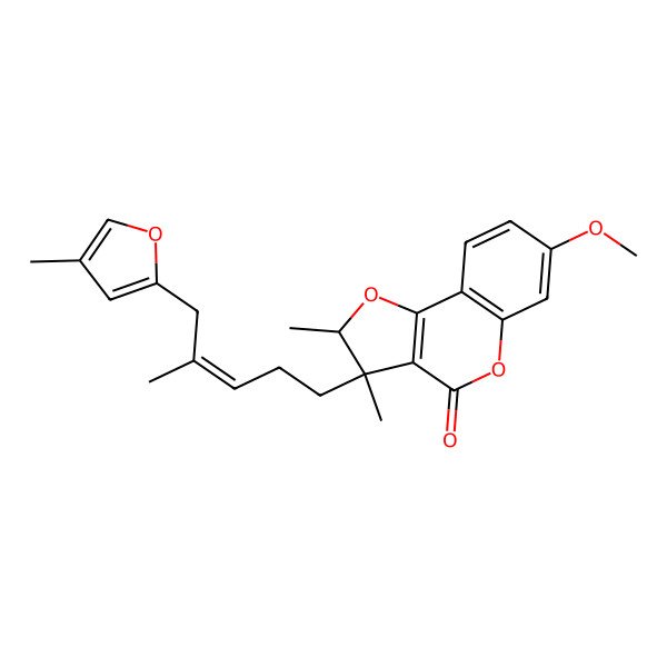 2D Structure of fukanefuromarin E 2D Structure of fukanefuromarin E