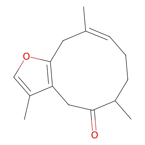 2D Structure of Furanogermenone 2D Structure of Furanogermenone