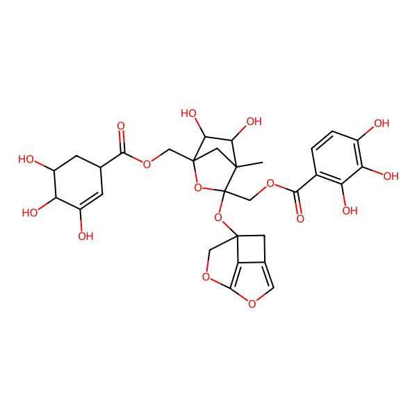 2D Structure of Galloyloxypaeoniflorin