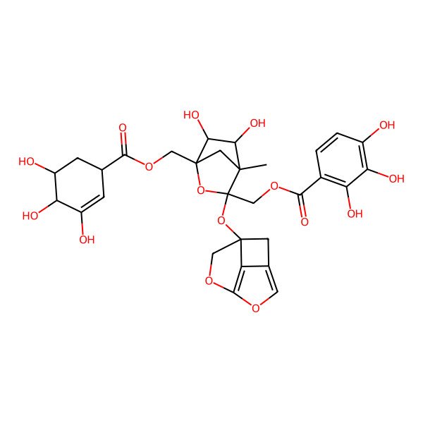 2D Structure of Galloyloxypaeoniflorin 2D Structure of Galloyloxypaeoniflorin