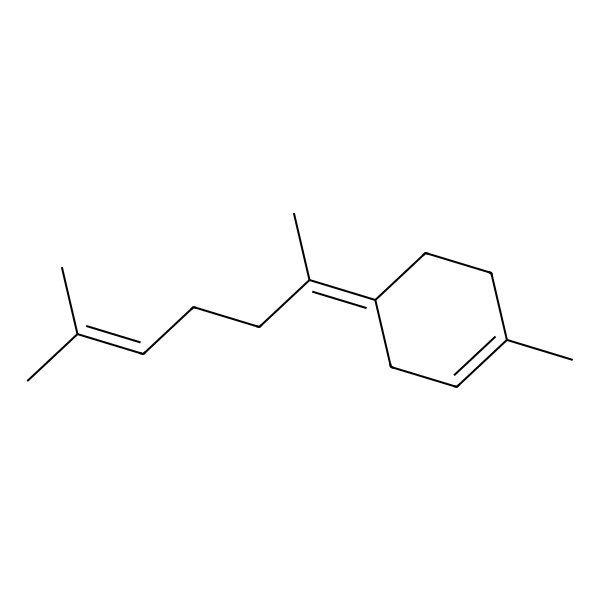 2D Structure of gamma-Bisabolene, (Z)-