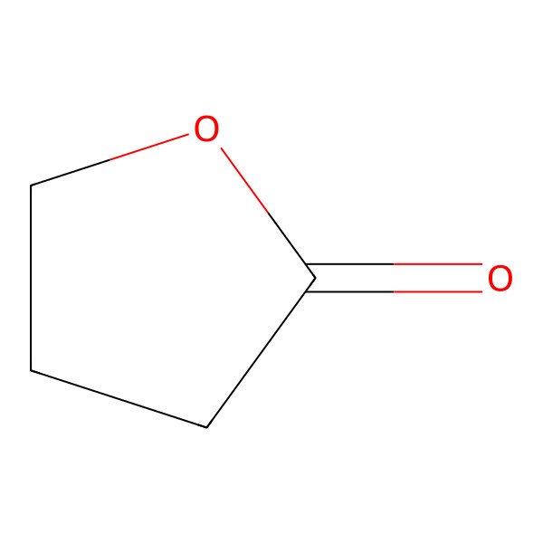 2D Structure of gamma-Butyrolactone