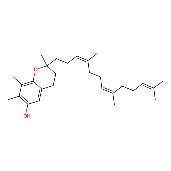 2D Structure of gamma-Tocotrienol