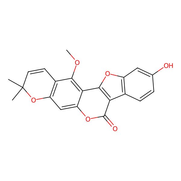 2D Structure of Gancaonin F