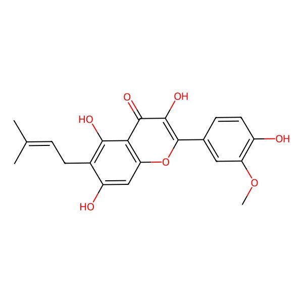 2D Structure of Gancaonin P 3'methyl ether 2D Structure of Gancaonin P 3'methyl ether