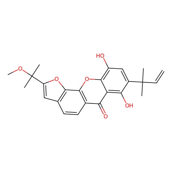 2D Structure of Garciniaxanthone F