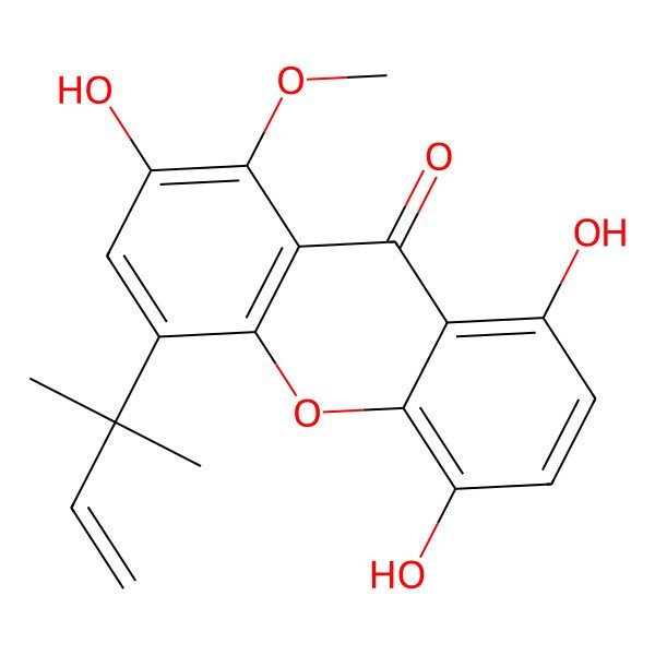 2D Structure of Garciniaxanthone H