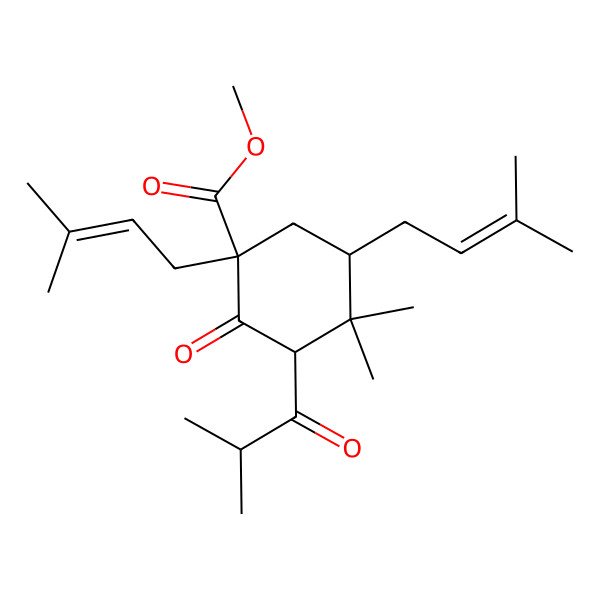 2D Structure of Garcinielliptone O