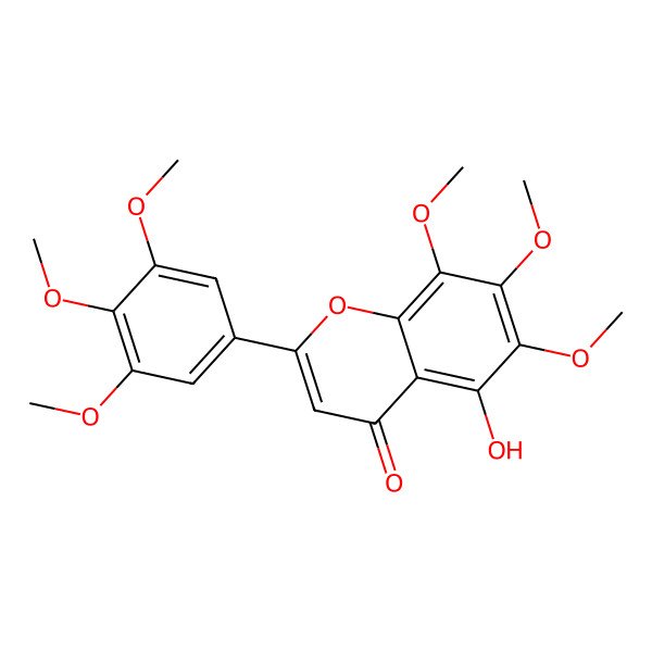 2D Structure of Gardenin A 2D Structure of Gardenin A