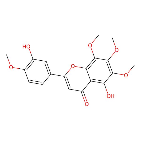 2D Structure of Gardenin D