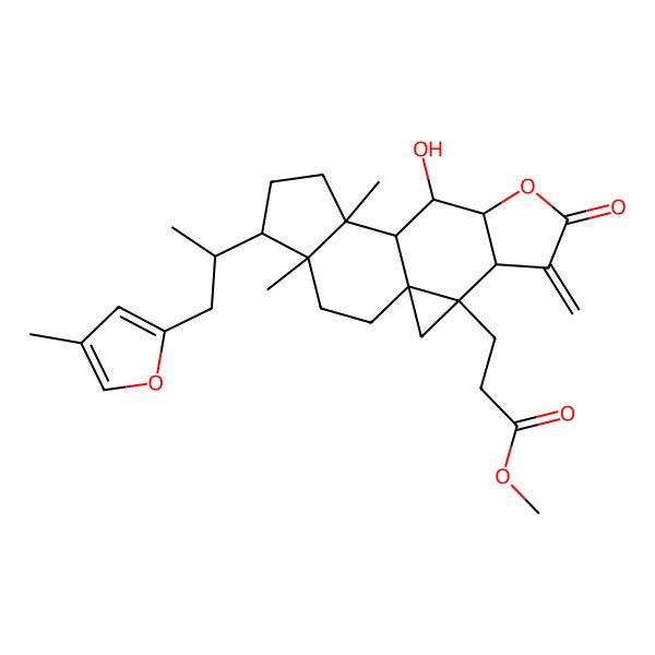 2D Structure of Gardenoin C