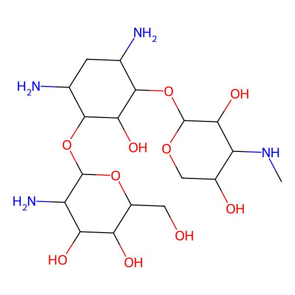 2D Structure of Gentamycin A