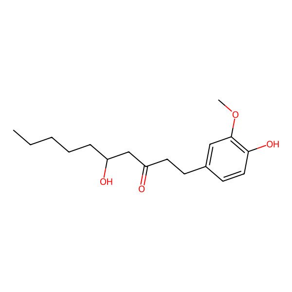 2D Structure of Gingerol 2D Structure of Gingerol