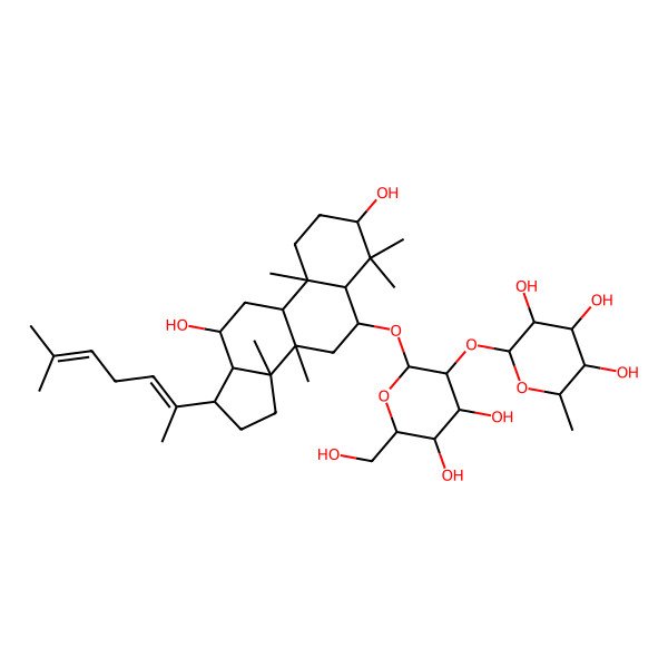 2D Structure of Ginsenoside RG4 2D Structure of Ginsenoside RG4
