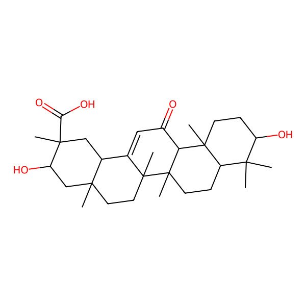 2D Structure of Glabric acid