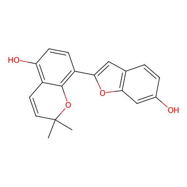2D Structure of Glabrocoumarone A