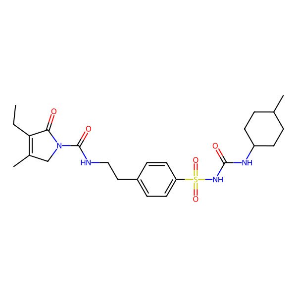 2D Structure of Glimepiride