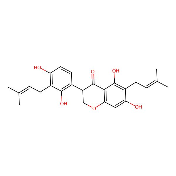 2D Structure of Glisoflavanone 2D Structure of Glisoflavanone