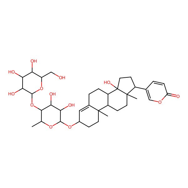 2D Structure of Glucoproscillaridin A