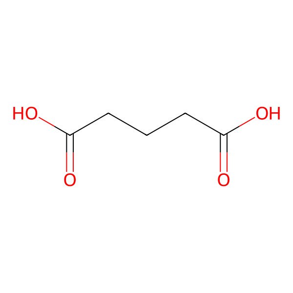 2D Structure of Glutaric acid