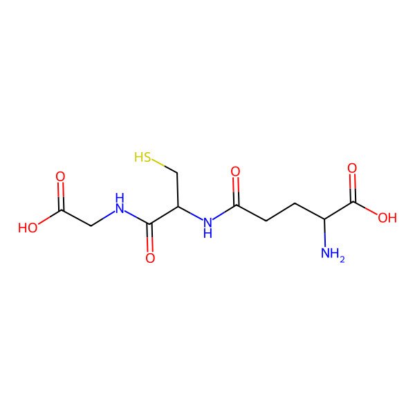 2D Structure of Glutathione