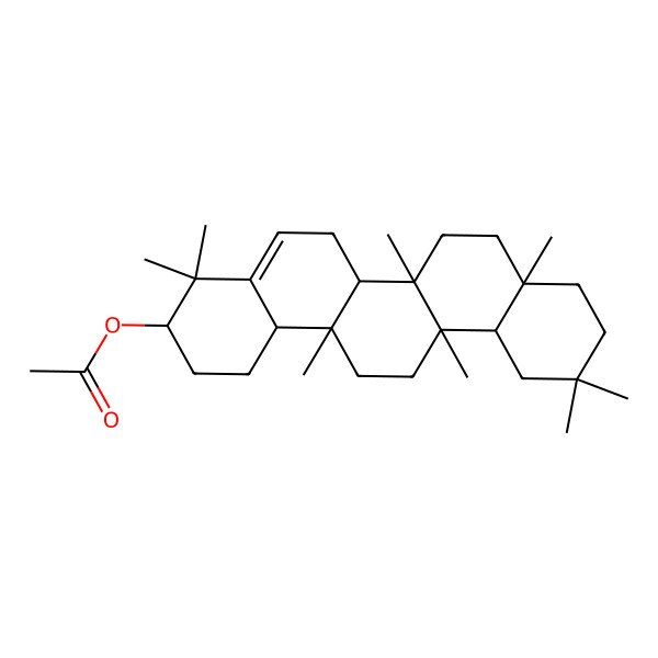 2D Structure of Glutinol Acetate