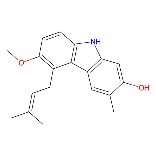 2D Structure of Glybomine B