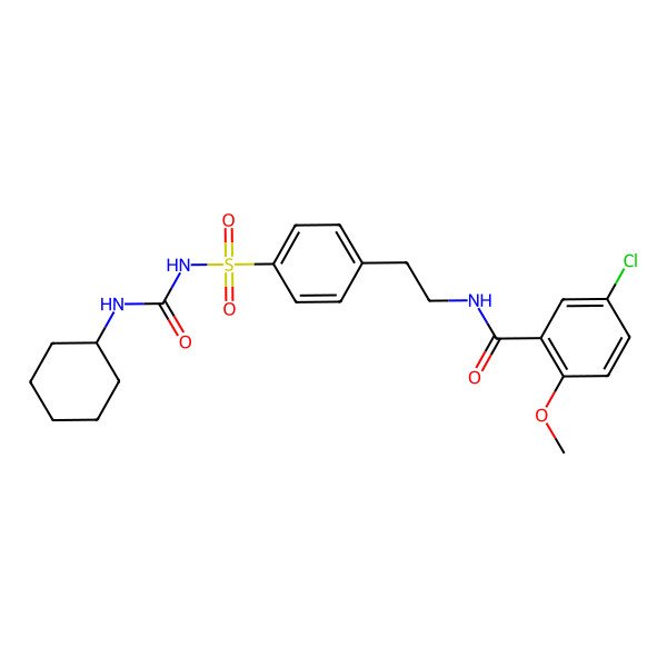 2D Structure of Glyburide