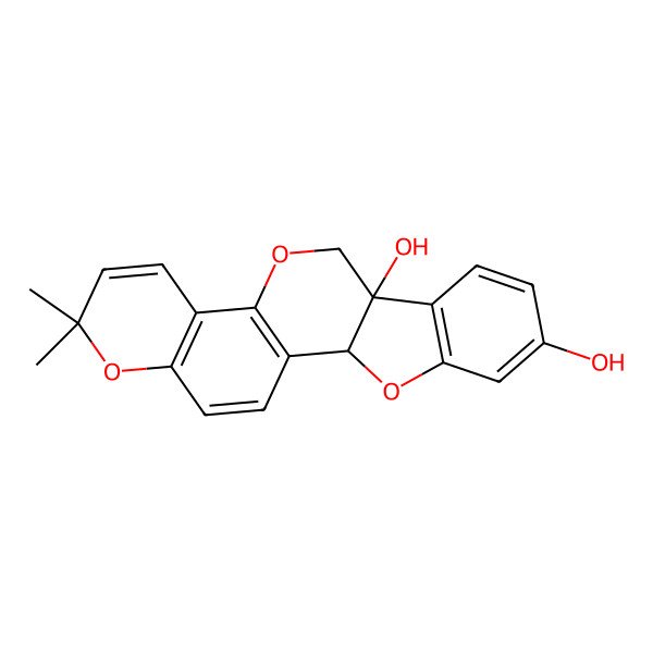 2D Structure of Glyceollin 2D Structure of Glyceollin