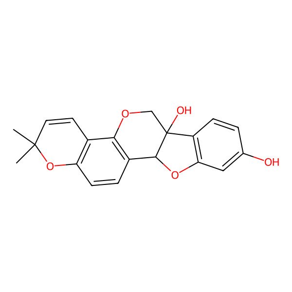 2D Structure of Glyceollin