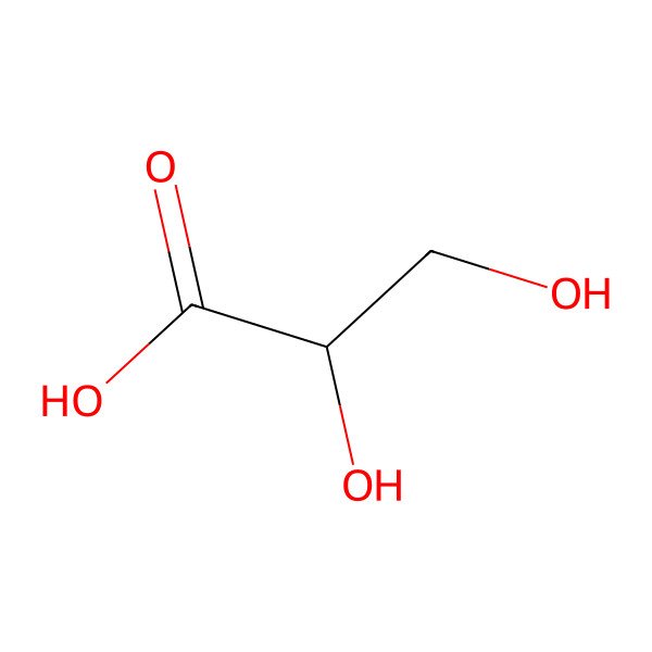 2D Structure of Glyceric acid