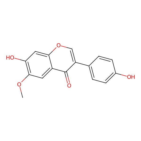 2D Structure of Glycitein 2D Structure of Glycitein