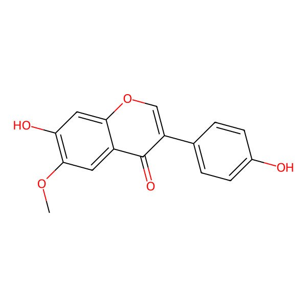 2D Structure of Glycitein