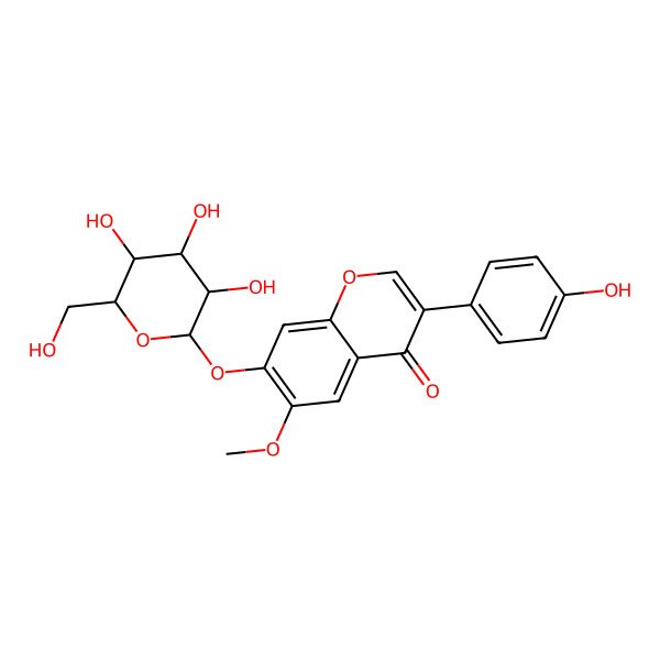 2D Structure of Glycitin