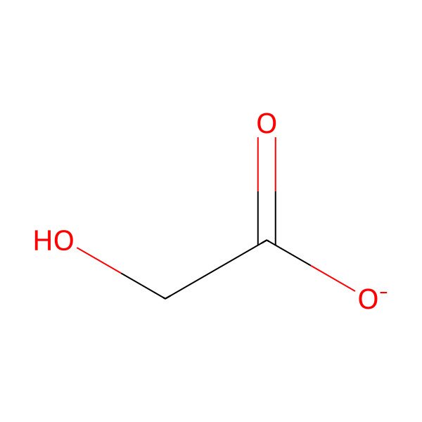 2D Structure of Glycolate