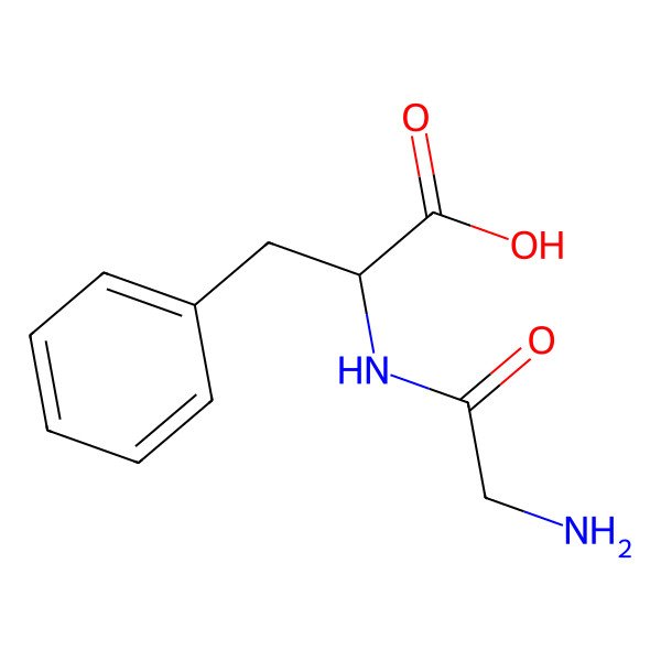 2D Structure of Glycyl-L-phenylalanine 2D Structure of Glycyl-L-phenylalanine
