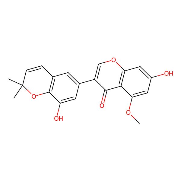 2D Structure of Glycyrrhiza isoflavone B
