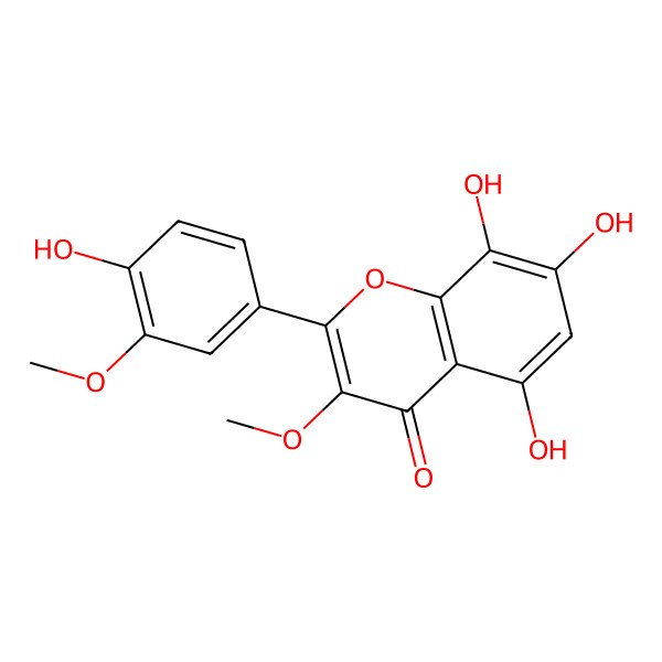 2D Structure of Gossypetin 3,3'-dimethyl ether