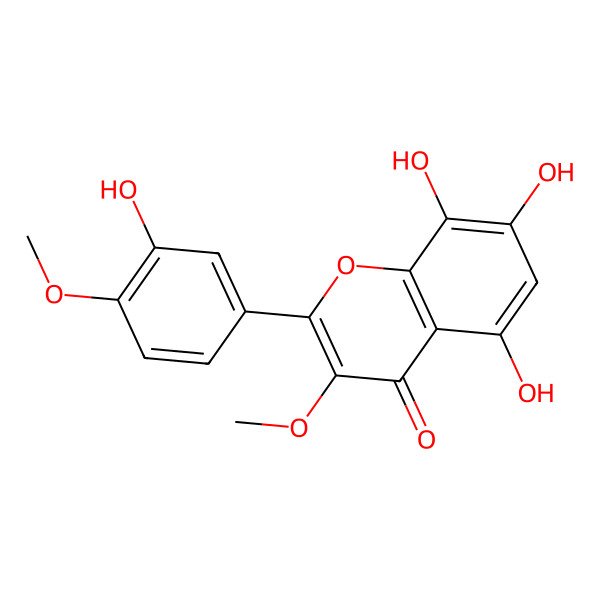 2D Structure of Gossypetin 3,4'-dimethyl ether