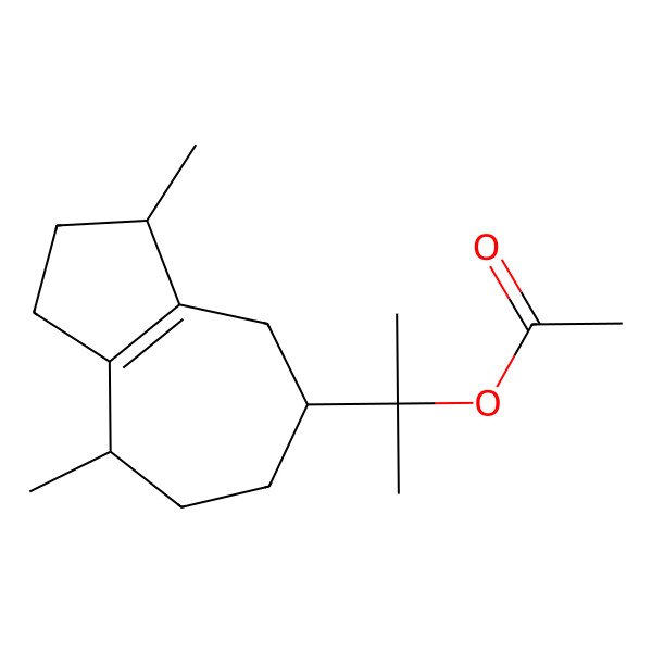 2D Structure of Guaiol acetate