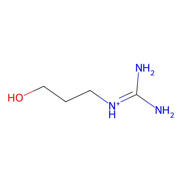 2D Structure of Guanidine-3-propanol