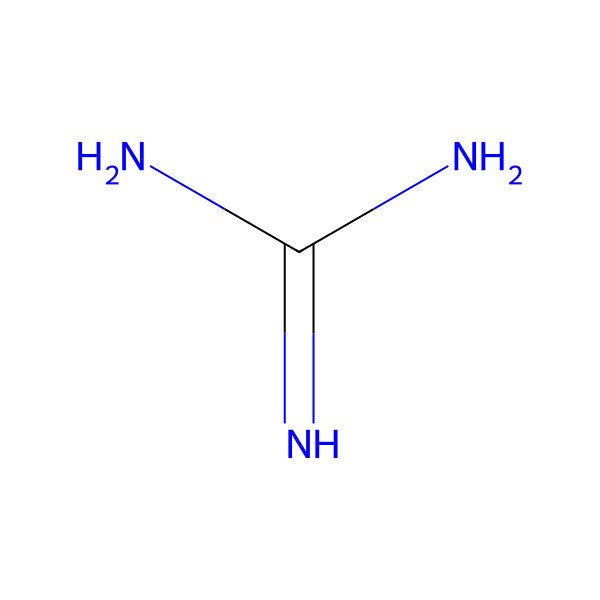 2D Structure of Guanidine