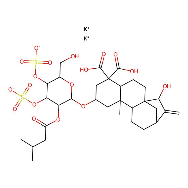 2D Structure of Gummiferin (dipotassium)