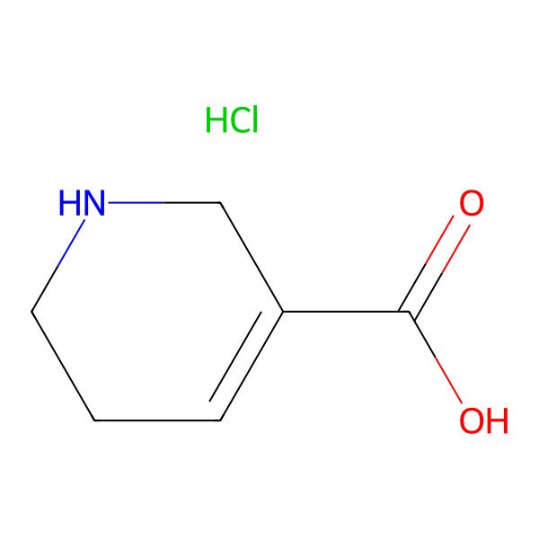 2D Structure of Guvacine hydrochloride 2D Structure of Guvacine hydrochloride