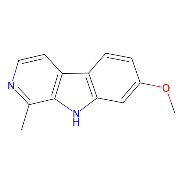 2D Structure of Harmine