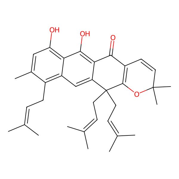 2D Structure of Harunmadagacarin B