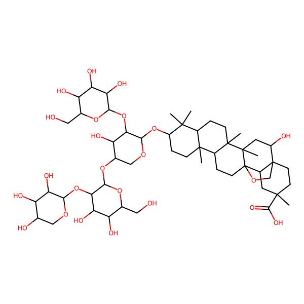 2D Structure of Hederifolioside A