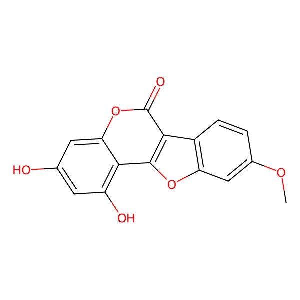 2D Structure of Hedysarimcoumestan B