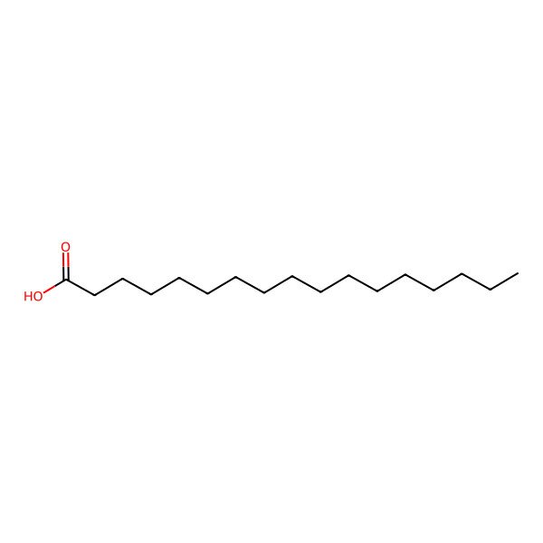 2D Structure of Heptadecanoic acid